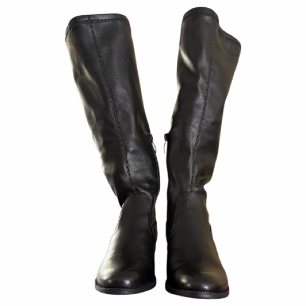 Elegant Black to the Knee Boots size 9 almost new